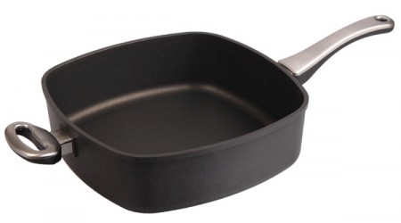 EXCELENT plasma titanová pánev Harecker 28x28x9 ucho ručka+ víko INDUKCE